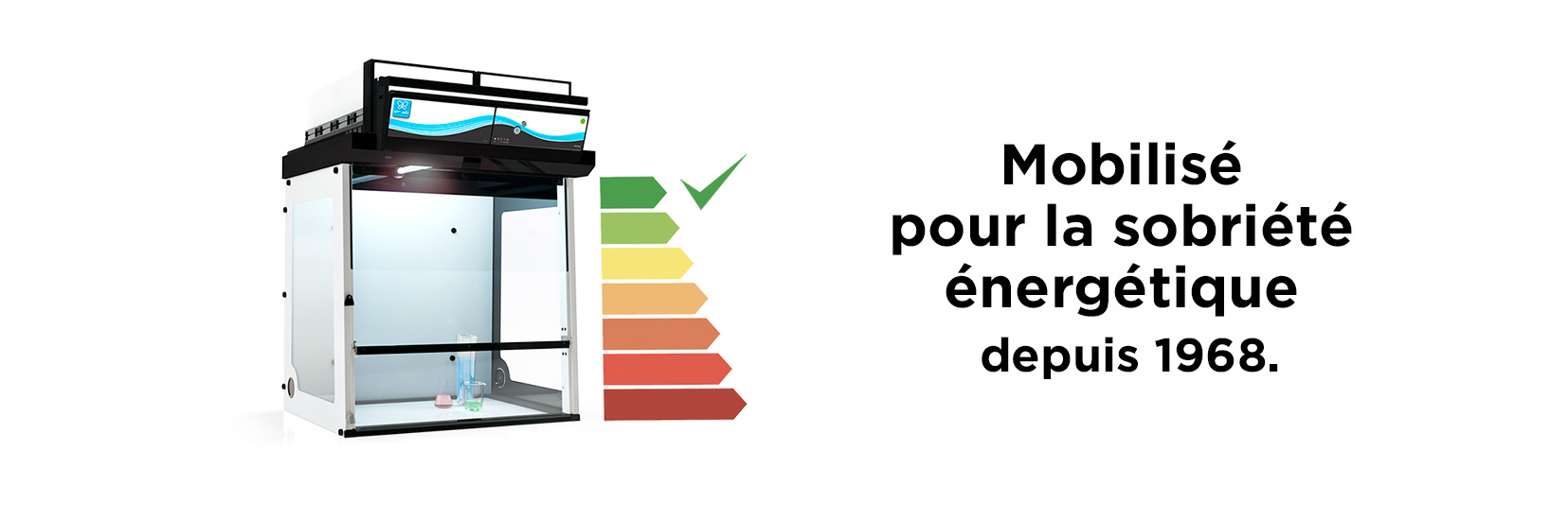 Mobilisé pour la sobriété énergétique depuis 1968.