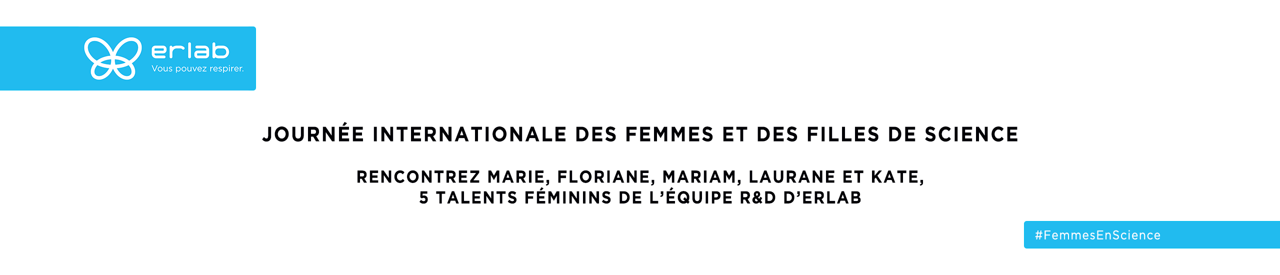 Journée internationale des femmes et filles de science.